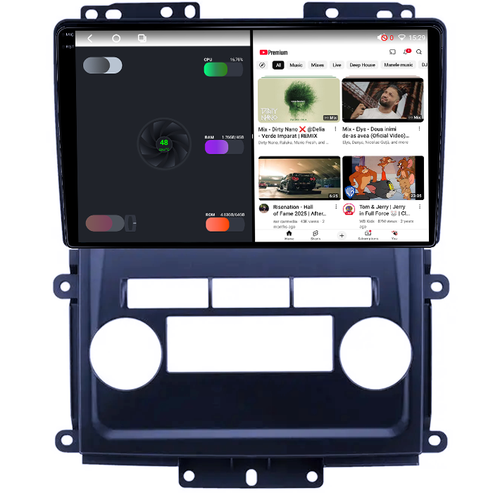 Navigatie dedicata Nissan Frontier 2009-2012, 4GB RAM 64GB ROM, Octacore, Android 14, Display QLED 1K 9", Carplay&Android Auto, SIM 4G, Ventilator Activ [3]