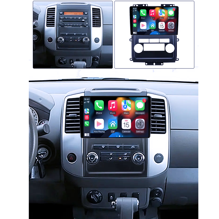 Navigatie dedicata Nissan Frontier 2009-2012, 4GB RAM 64GB ROM, Procesor Qualcomm Octacore, Android 14, Rezolutie 2K, Display QLED 9", DSP, Carplay&Android Auto, SIM 4G [5]