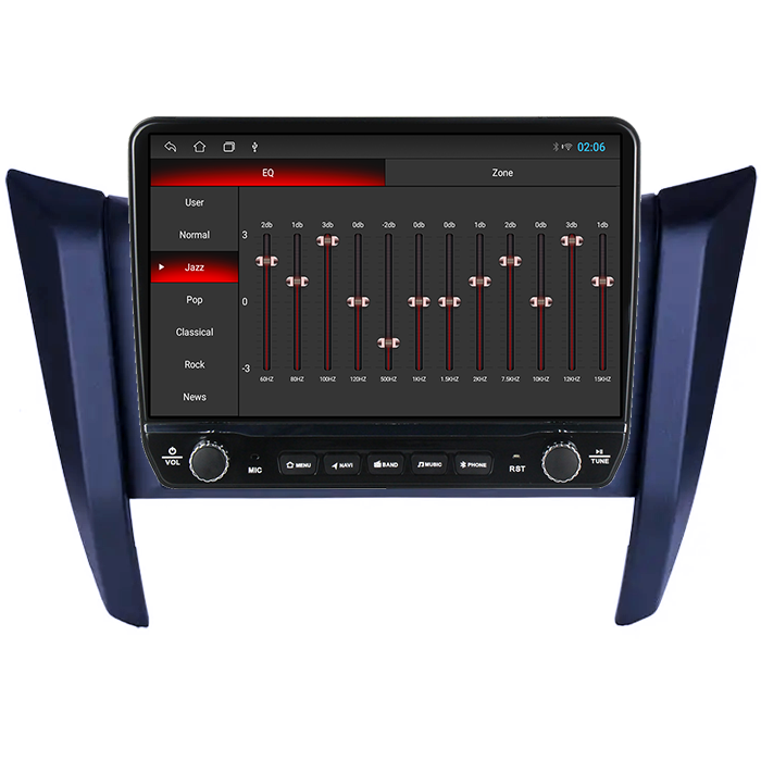 Navigatie dedicata Nissan Navara NP300 Frontier 2017 Tesla cu butoane rotative model 2024, 4GB RAM 64GB ROM, Procesor Quadcore, Android 14, Display QLED 10", DSP, Carplay&Android Auto [2]