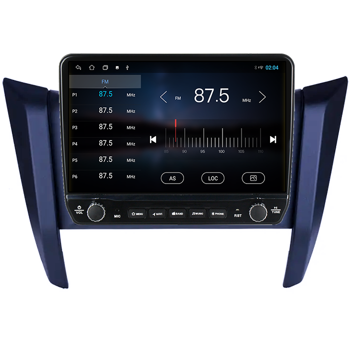 Navigatie dedicata Nissan Navara NP300 Frontier 2017 Tesla cu butoane rotative model 2024, 4GB RAM 64GB ROM, Procesor Quadcore, Android 14, Display QLED 10", DSP, Carplay&Android Auto [3]