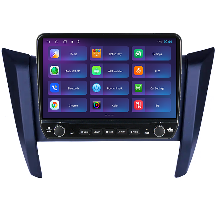 Navigatie dedicata Nissan Navara NP300 Frontier 2017 Tesla cu butoane rotative model 2024, 4GB RAM 64GB ROM, Procesor Quadcore, Android 14, Display QLED 10", DSP, Carplay&Android Auto [4]