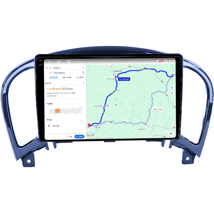 Navigatie dedicata Nissan Juke 2010-2014, 4GB RAM 64GB ROM, Octacore, Android 14, Display QLED 1K 9", Carplay&Android Auto, SIM 4G, Ventilator Activ [4]