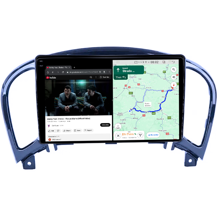 Navigatie dedicata Nissan Juke 2010-2014, 4GB RAM 64GB ROM, Quad Core, Display 9" QLED 1K, Carplay, Android 14, Bluetooth, Magazin Play, Suport Camere AHD [5]