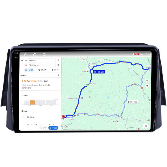 Navigatie dedicata Nissan Kicks 2016-2017, 4GB RAM 64GB ROM, Octacore, Android 14, Display QLED 1K 9", Carplay&Android Auto, SIM 4G, Ventilator Activ [4]