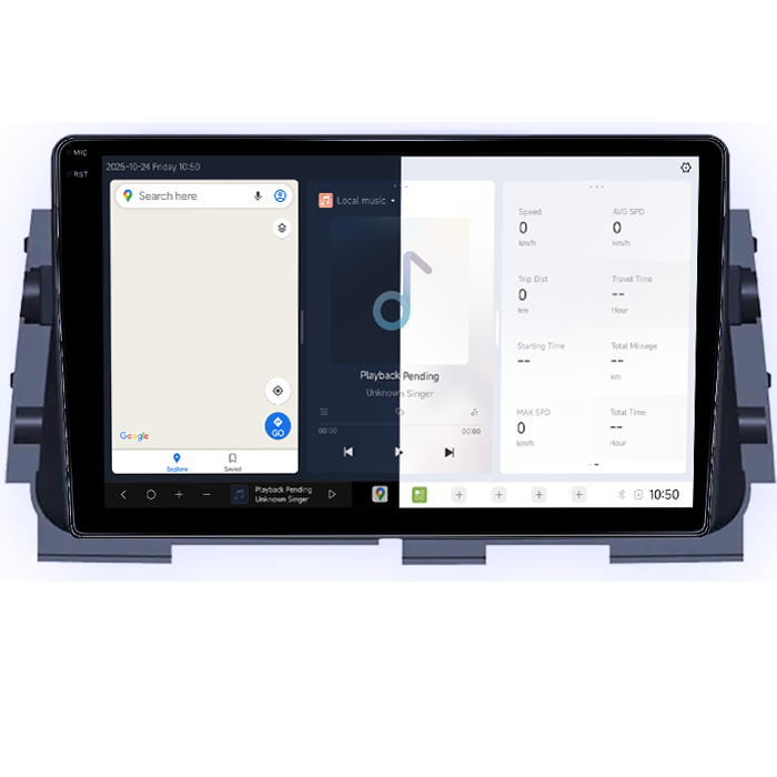 Navigatie dedicata Nissan Kicks Micra P15 2016-2020, DUDU3, 4GB RAM 64GB ROM, Octacore, Platforma 8581, Android, Display QLED 9", DSP, Carplay&AndroidAuto [2]