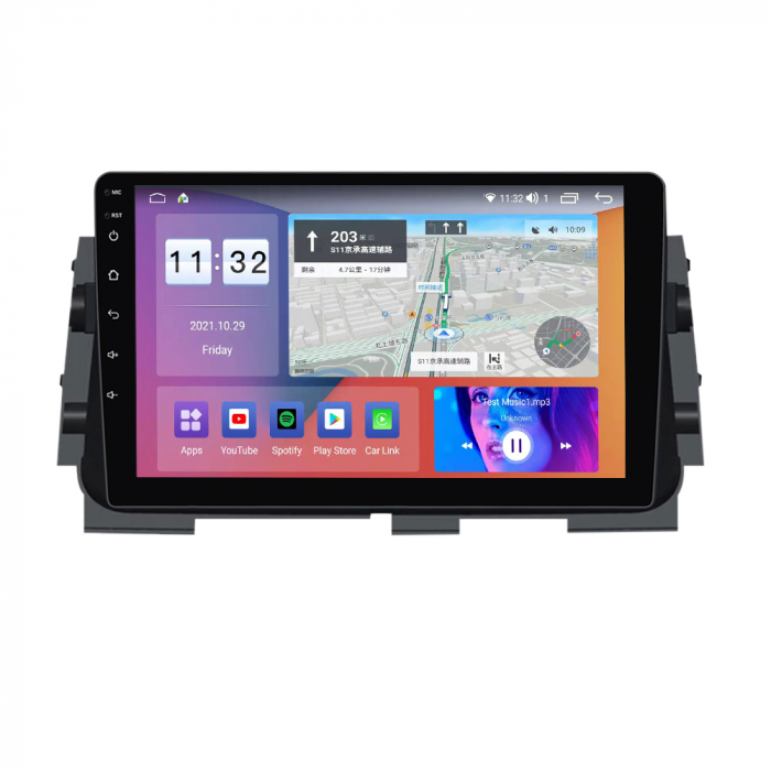 Navigatie dedicata Nissan Kicks Micra P15 2016-2020, 4GB RAM 64GB ROM, Octacore, Android 13, Display QLED 9", DSP, Carplay, Android Auto, Internet, Youtube, Waze, WIFI, Bluetooth [2]