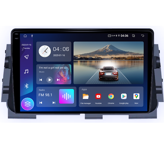Navigatie dedicata Nissan Kicks Micra P15 2016-2020, 8GB RAM 128GB ROM, Octacore, Platforma TS18, Android 14, Display QLED 9", Suporta camera 360", DSP, Carplay&Android Auto, SIM 4G, Ventilator Act [2]