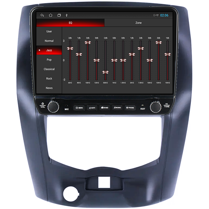 Navigatie dedicata Nissan Livina 2007-2016 Tesla cu butoane rotative model 2024, 4GB RAM 64GB ROM, Procesor Quadcore, Android 14, Display QLED 10", DSP, Carplay&Android Auto [2]