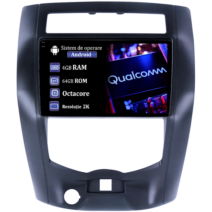 Navigatie dedicata Nissan Livina 2007-2016, 4GB RAM 64GB ROM, Procesor Qualcomm Octacore, Android 14, Rezolutie 2K, Display QLED 9", DSP, Carplay&Android Auto, SIM 4G [1]