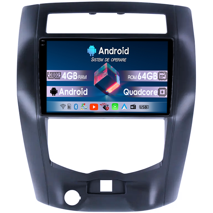 Navigatie dedicata Nissan Livina 2007-2016, 4GB RAM 64GB ROM, Quad Core, Display 10" QLED 1K, Carplay, Android 14, Bluetooth, Magazin Play, Suport Camere AHD [1]