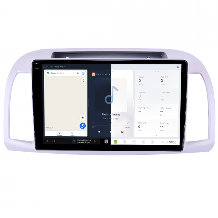 Navigatie dedicata Nissan Micra 2002-2020, DUDU3, 4GB RAM 64GB ROM, Octacore, Platforma 8581, Android, Display QLED 9", DSP, Carplay&AndroidAuto [2]