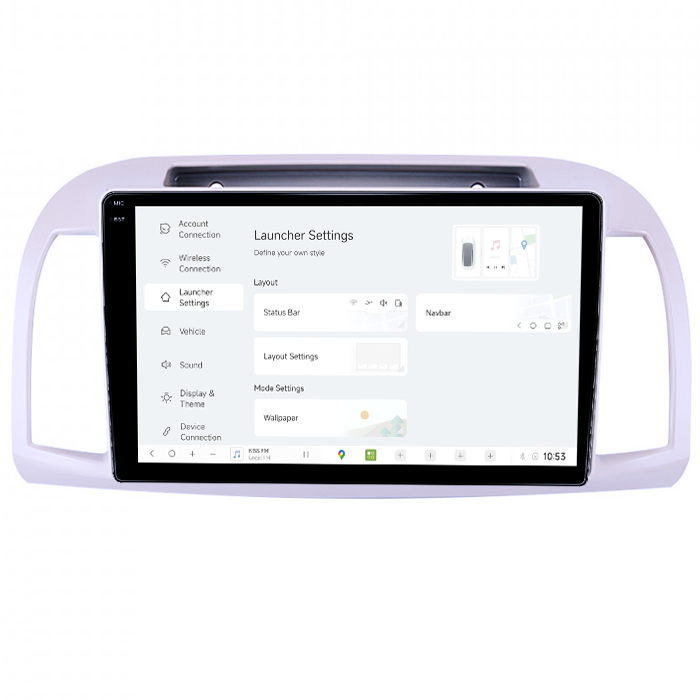 Navigatie dedicata Nissan Micra 2002-2020, DUDU3, 4GB RAM 64GB ROM, Octacore, Platforma 8581, Android, Display QLED 9", DSP, Carplay&AndroidAuto [5]