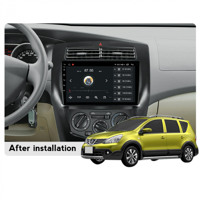 Navigatie dedicata Nissan Livina 2013-2016, 4 GB RAM 32 ROM, Android 13, Display QLED, 9", DSP, Carplay, Android Auto, Internet, Youtube , Waze , WI-FI , USB , Bluetooth [6]