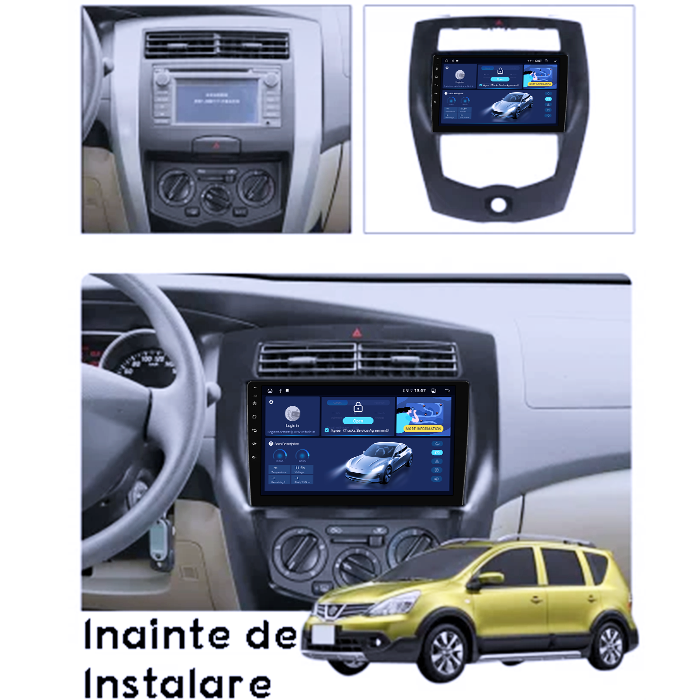 Navigatie dedicata Nissan Livina 2013-2016, 4GB RAM 64GB ROM, Octacore, Android 14, Display QLED 1K 9", Carplay&Android Auto, SIM 4G, Ventilator Activ [5]