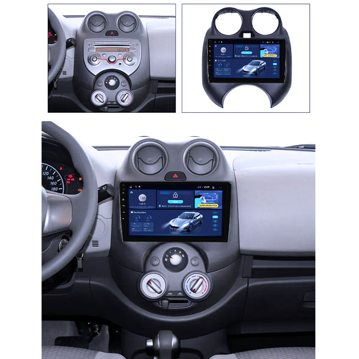 Navigatie dedicata Nissan March 2010-2013 & Micra 2010-2015, 4GB RAM 32GB ROM, Octacore, Android 14, Display QLED 9", DSP, Carplay&Android Auto, SIM 4G, Bluetooth, Ventilator Activ [4]