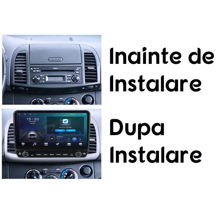 Navigatie dedicata Nissan MICRA Tesla cu butoane rotative model 2024, 4GB RAM 64GB ROM, Procesor Quadcore, Android 14, Display QLED 10", DSP, Carplay&Android Auto [3]