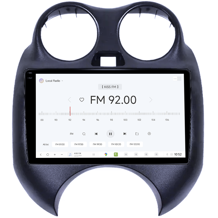 Navigatie dedicata Nissan March 2010-2013 & Micra 2010-2015, DUDU3, 4GB RAM 64GB ROM, Octacore, Platforma 8581, Android, Display QLED 9", DSP, Carplay&AndroidAuto [4]