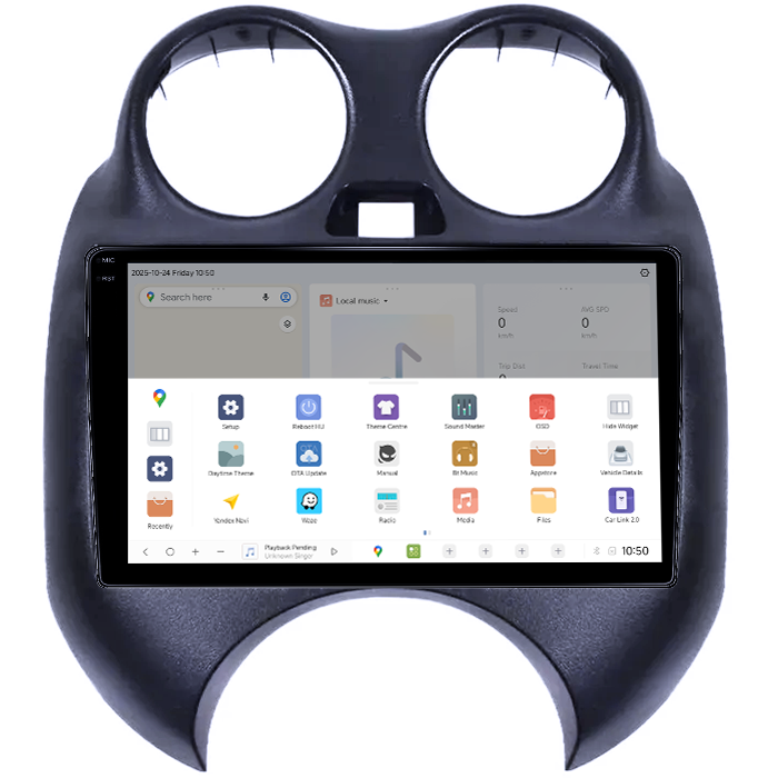 Navigatie dedicata Nissan March 2010-2013 & Micra 2010-2015, DUDU3, 4GB RAM 64GB ROM, Octacore, Platforma 8581, Android, Display QLED 9", DSP, Carplay&AndroidAuto [3]