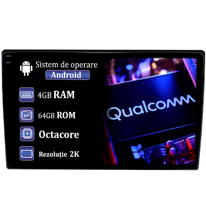Navigatie dedicata Nissan Murano 2002-2006, 4GB RAM 64GB ROM, Procesor Qualcomm Octacore, Android 14, Rezolutie 2K, Display QLED 9", DSP, Carplay&Android Auto, SIM 4G [1]
