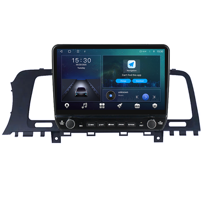 Navigatie dedicata Nissan Murano Z51 2008 - 2014 Tesla cu butoane rotative model 2024, 4GB RAM 64GB ROM, Procesor Quadcore, Android 14, Display QLED 10", DSP, Carplay&Android Auto [7]