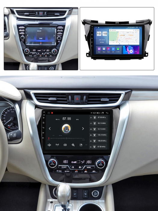 Navigatie dedicata Nissan Murano 2014-2020, 4 GB RAM 32 ROM, Android 13, Display QLED, 10", DSP, Carplay, Android Auto, Internet, Youtube , Waze , WI-FI , USB , Bluetooth [7]
