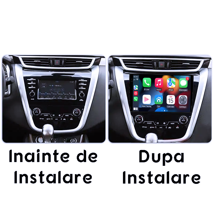 Navigatie dedicata Nissan Murano 2014-2020, 4GB RAM 64GB ROM, Procesor Qualcomm Octacore, Android 14, Rezolutie 2K, Display QLED 9", DSP, Carplay&Android Auto, SIM 4G [5]