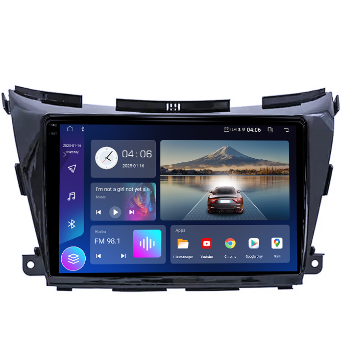 Navigatie dedicata Nissan Murano 2014-2020, 4GB RAM 64GB ROM, Quad Core, Display 10.25" QLED 1K, Carplay, Android 14, Bluetooth, Magazin Play, Suport Camere AHD [4]