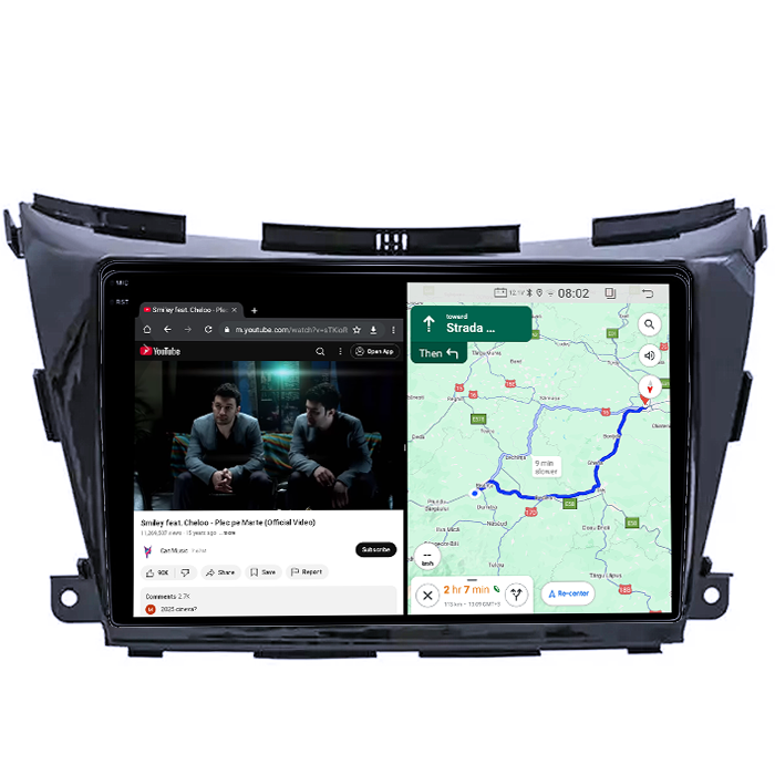 Navigatie dedicata Nissan Murano 2014-2020, 4GB RAM 64GB ROM, Quad Core, Display 10.25" QLED 1K, Carplay, Android 14, Bluetooth, Magazin Play, Suport Camere AHD [6]