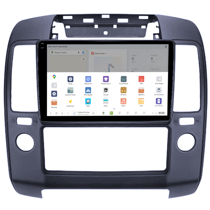 Navigatie dedicata Nissan Navara 2004-2014, DUDU3, 4GB RAM 64GB ROM, Octacore, Platforma 8581, Android, Display QLED 9", DSP, Carplay&AndroidAuto [3]