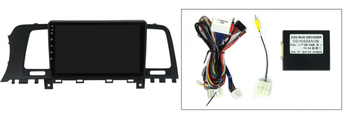 Navigatie dedicata ​Nissan Murano Z51 2008-2014 , 4 GB RAM 32 ROM, Android 13, Display QLED, 9", DSP, Carplay, Android Auto, Internet, Youtube , Waze , WI-FI , USB , Bluetooth [7]