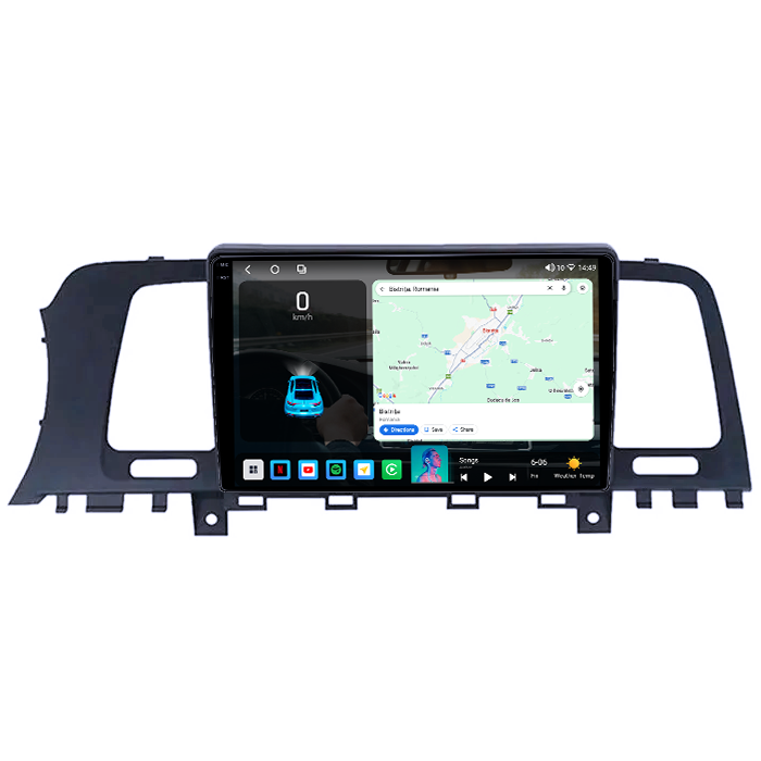 Navigatie dedicata ​Nissan Murano Z51 2008-2014 , 4GB RAM 64GB ROM, Octacore, Android 14, Display QLED 1K 9", Carplay&Android Auto, SIM 4G, Ventilator Activ [3]