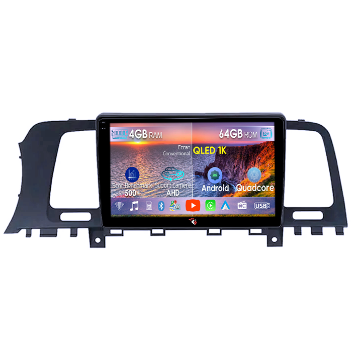 Navigatie dedicata ​Nissan Murano Z51 2008-2014 , 4GB RAM 64GB ROM, Octacore, Android 14, Display QLED 1K 9", Carplay&Android Auto, SIM 4G, Ventilator Activ [1]