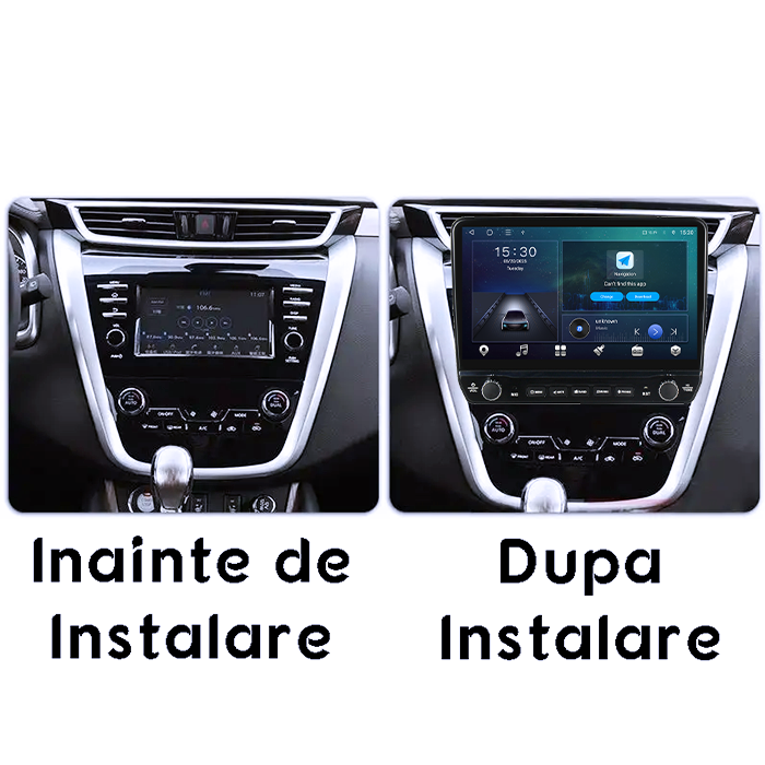 Navigatie dedicata Nissan Murano 2014-2020 Tesla cu butoane rotative model 2024, 4GB RAM 64GB ROM, Procesor Quadcore, Android 14, Display QLED 10", DSP, Carplay&Android Auto [3]
