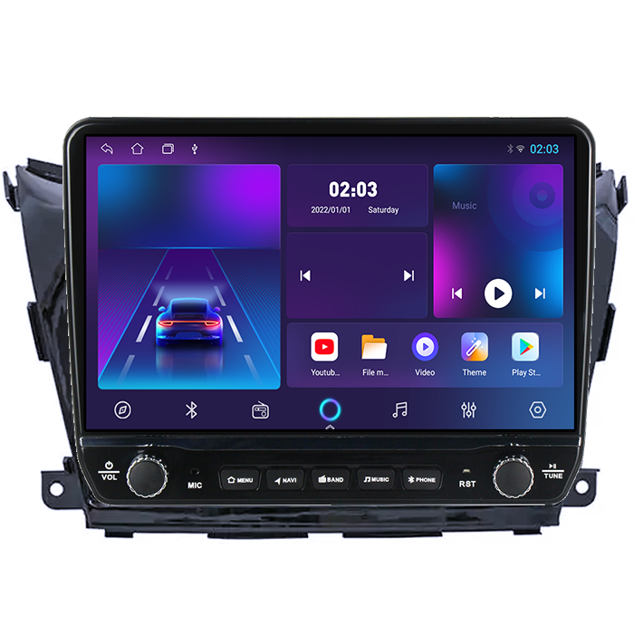 Navigatie dedicata Nissan Murano 2014-2020 Tesla cu butoane rotative model 2024, 4GB RAM 64GB ROM, Procesor Quadcore, Android 14, Display QLED 10", DSP, Carplay&Android Auto [6]