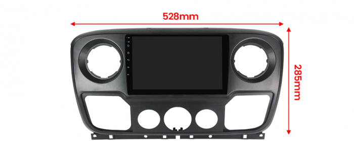Navigatie dedicata Nissan NV400, 4 GB RAM 32 ROM, Android 13, Display QLED, 10", DSP, Carplay, Android Auto, Internet, Youtube , Waze , WI-FI , USB , Bluetooth [5]