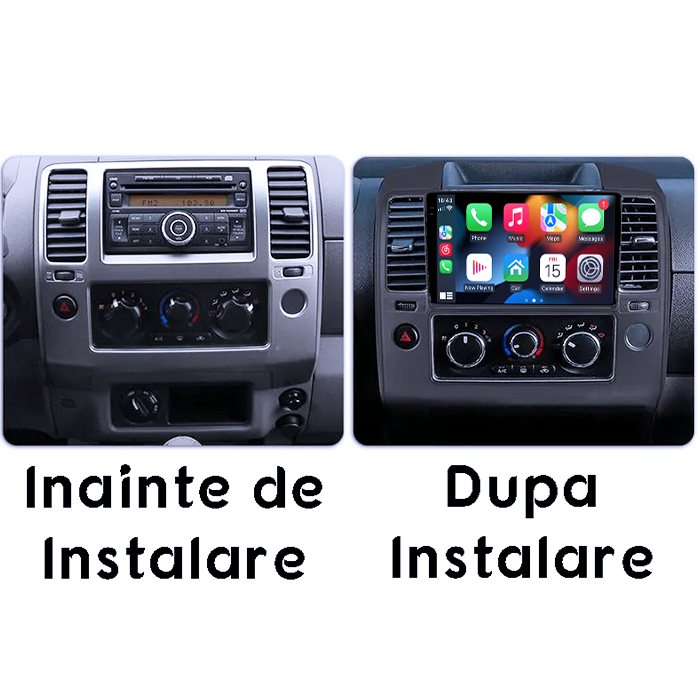 Navigatie dedicata Nissan Navara 2004-2010, 4GB RAM 64GB ROM, Procesor Qualcomm Octacore, Android 14, Rezolutie 2K, Display QLED 9", DSP, Carplay&Android Auto, SIM 4G [5]