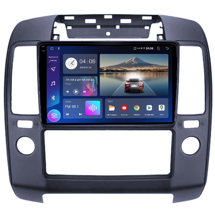 Navigatie dedicata Nissan Navara 2004-2010, 4GB RAM 64GB ROM, Quadcore, Android 14, Display QLED 1K, 9", DSP, Carplay&Android Auto, Suport camere AHD [2]