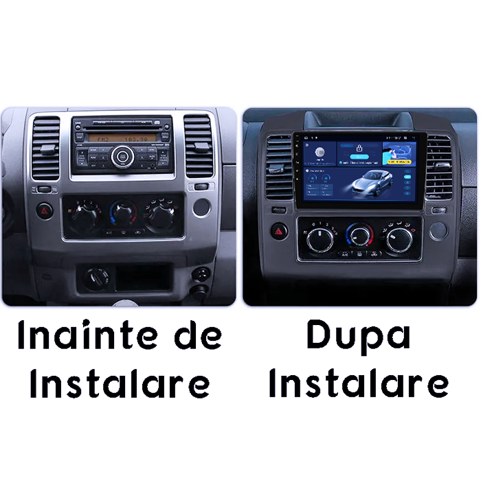 Navigatie dedicata Nissan Navara 2004-2010, 4GB RAM 64GB ROM, Quadcore, Android 14, Display QLED 1K, 9", DSP, Carplay&Android Auto, Suport camere AHD [6]