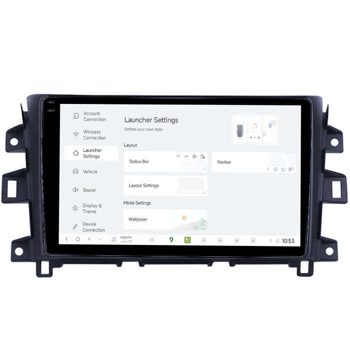 Navigatie dedicata Nissan Navara 2014-2016, DUDU3, 4GB RAM 64GB ROM, Octacore, Platforma 8581, Android, Display QLED 9", DSP, Carplay&AndroidAuto [5]