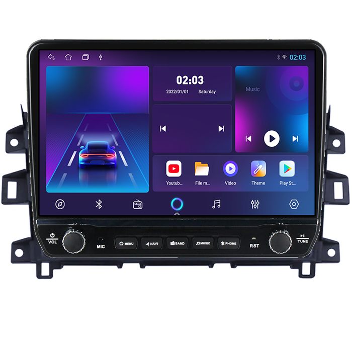Navigatie dedicata Nissan Navara 2011-2016 Tesla cu butoane rotative model 2024, 4GB RAM 64GB ROM, Procesor Quadcore, Android 14, Display QLED 10", DSP, Carplay&Android Auto [6]