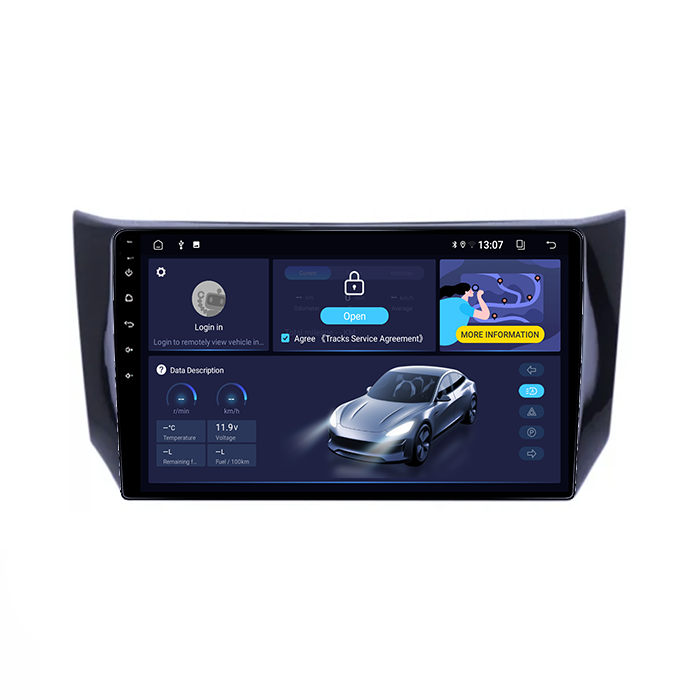 Navigatie dedicata Nissan Sylphy 2012-2018, 4GB RAM 32GB ROM, Octacore, Android 14, Display QLED  9", DSP, Carplay&Android Auto, SIM 4G, Bluetooth, Ventilator Activ [2]