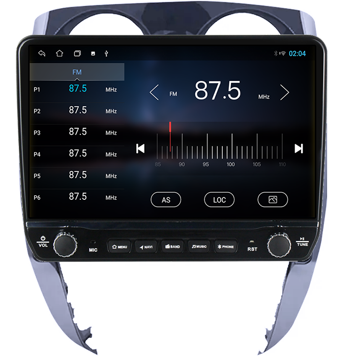 Navigatie dedicata Nissan Note 2012-2019 Tesla cu butoane rotative model 2024, 4GB RAM 64GB ROM, Procesor Quadcore, Android 14, Display QLED 10", DSP, Carplay&Android Auto [4]