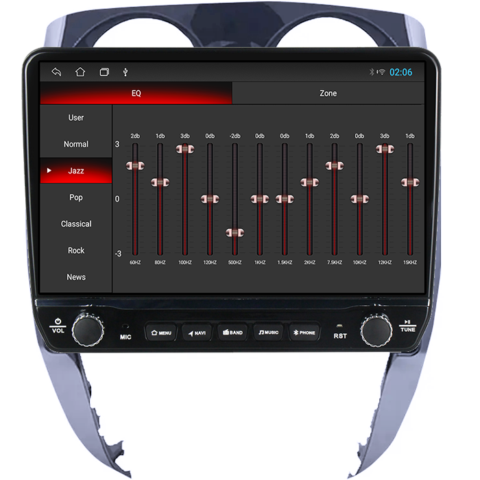 Navigatie dedicata Nissan Note 2012-2019 Tesla cu butoane rotative model 2024, 4GB RAM 64GB ROM, Procesor Quadcore, Android 14, Display QLED 10", DSP, Carplay&Android Auto [2]