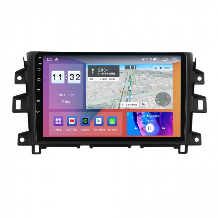 Navigatie dedicata ​Nissan Navara NP300 2011-2016, 4 GB RAM 32 ROM, Android 13, Display QLED, 9", DSP, Carplay, Android Auto, Internet, Youtube , Waze , WI-FI , USB , Bluetooth [2]