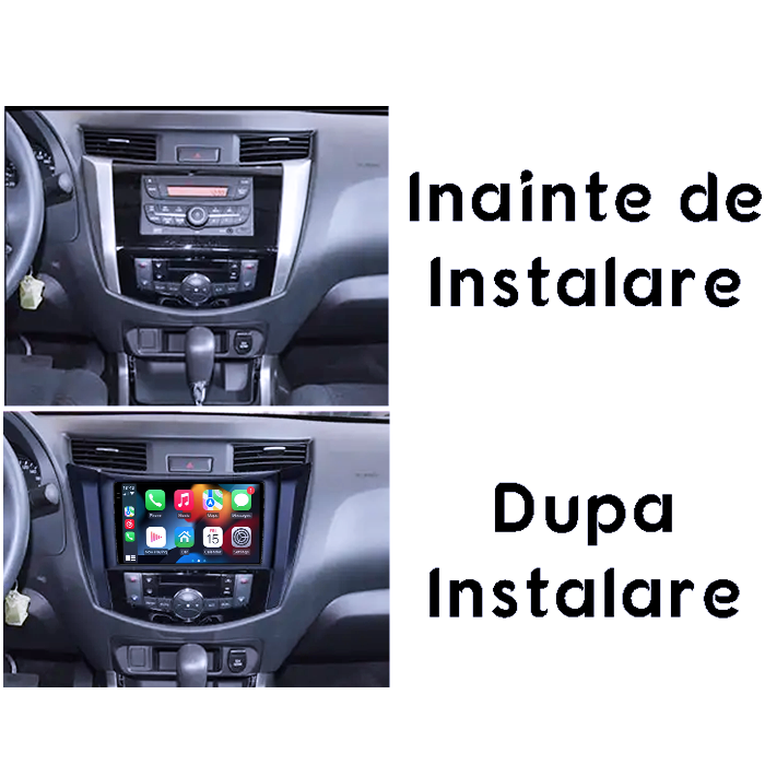 Navigatie dedicata Nissan Navara NP300 Frontier 2017, 4GB RAM 64GB ROM, Procesor Qualcomm Octacore, Android 14, Rezolutie 2K, Display QLED 9", DSP, Carplay&Android Auto, SIM 4G [5]