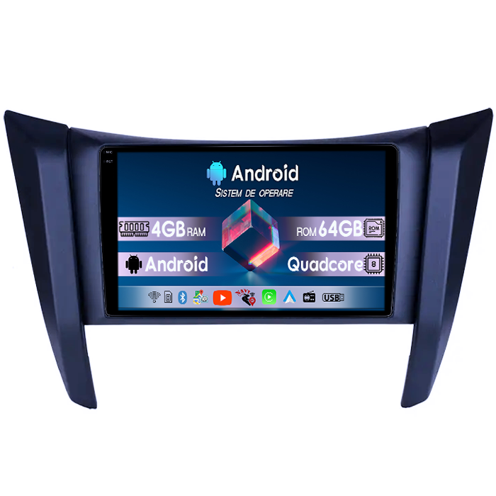 Navigatie dedicata Nissan Navara NP300 Frontier 2017, 4GB RAM 64GB ROM, Quad Core, Display 9" QLED 1K, Carplay, Android 14, Bluetooth, Magazin Play, Suport Camere AHD [1]