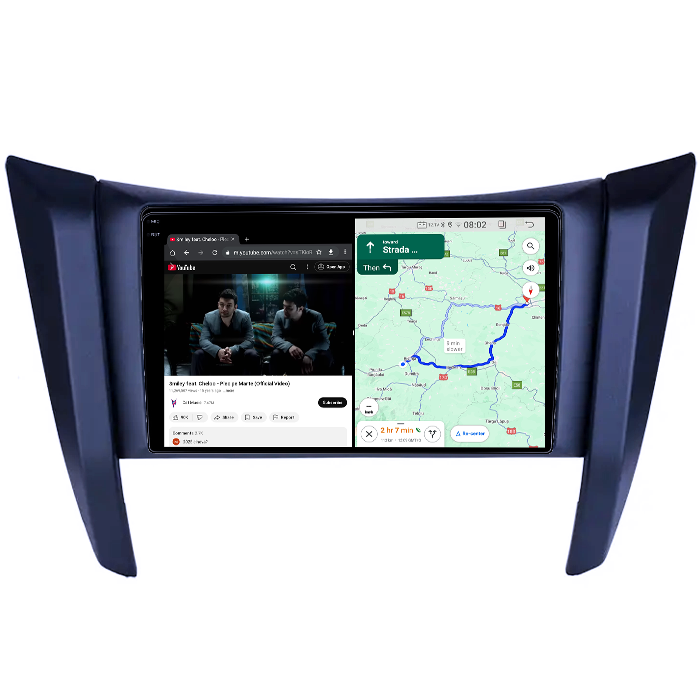 Navigatie dedicata Nissan Navara NP300 Frontier 2017, 4GB RAM 64GB ROM, Quad Core, Display 9" QLED 1K, Carplay, Android 14, Bluetooth, Magazin Play, Suport Camere AHD [4]