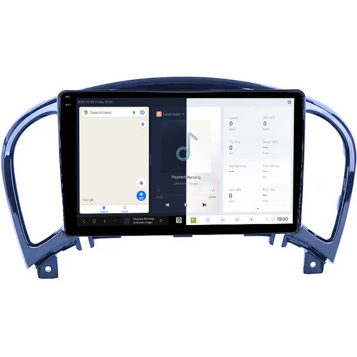 Navigatie dedicata Nissan Juke 2010-2014, DUDU3, 4GB RAM 64GB ROM, Octacore, Platforma 8581, Android, Display QLED 9", DSP, Carplay&AndroidAuto [2]