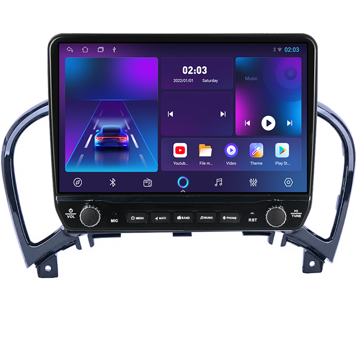 Navigatie dedicata Nissan Juke 2010-2014 Tesla cu butoane rotative model 2024, 4GB RAM 64GB ROM, Procesor Quadcore, Android 14, Display QLED 10", DSP, Carplay&Android Auto [6]