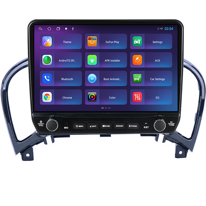 Navigatie dedicata Nissan Juke 2010-2014 Tesla cu butoane rotative model 2024, 4GB RAM 64GB ROM, Procesor Quadcore, Android 14, Display QLED 10", DSP, Carplay&Android Auto [4]